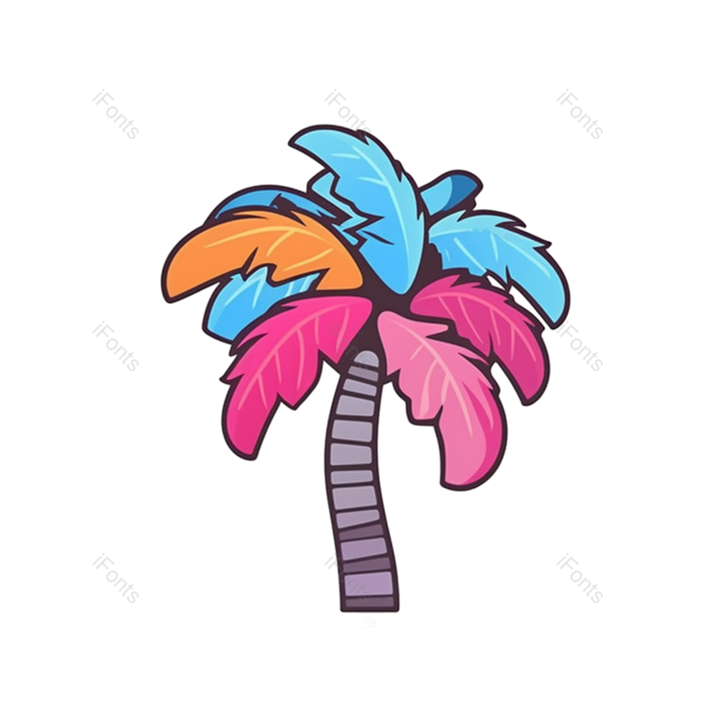 夏天图片,贴纸元素,卡通贴纸PNG,旅游免抠素材